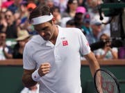 Roger Federer gewinnt innerhalb von 18 Stunden gegen Wawrinka und Edmund in zwei Sätzen - und muss noch drei weitere Spiele gewinnen, um den 101. Titel zu holen. (Bild: KEYSTONE/EPA/JOHN G. MABANGLO)