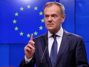 EU-Ratspräsident Donald Tusk will sich bei den EU-Staats- und Regierungschefs für eine Brexit-Verschiebung einsetzen, falls London dies für nötig hält. Dies erklärte Tusk am Donnerstag auf dem Kurznachrichtendienst Twitter. (Bild: KEYSTONE/EPA/OLIVIER HOSLET)