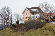 Vor dem „Haus im Ruthen“ wird Richtung Bodensee ein Ergänzungsbau mit zehn Zimmern errichtet. (Bild: PD)