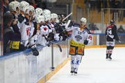 Traf in bisher beiden Playoff-Spielen: Dario Simion. (Bild: Marusca Rezzonico / Freshfocus, Lugano, 12. März 2019)