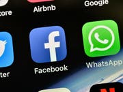 Hacker haben gleich mehrere Social-Media-Plattformen lahmgelegt, darunter Facebook. (Bild: KEYSTONE/AP/MARTIN MEISSNER)