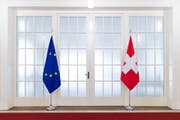 Wie neutral ist der Europäische Gerichtshof, wenn es um Streitigkeiten zwischen Brüssel und der Schweiz geht? Zwei Urteile zeigen, dass er sich ausschliesslich an den EU-Grundprinzipien wie Personen- und Arbeitnehmerfreizügigkeit orientiert .(KEYSTONE/Peter Klaunzer)