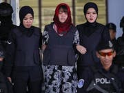 Die Vietnamesin Doan Thi Huong (Mitte) muss weiterhin mit der Todesstrafe in Malaysia rechnen, weil sie verdächtigt wird, den Halbbruder von Nordkoreas Machthaber, Kim Jong Nam, getötet zu haben. (Bild: KEYSTONE/EPA/FAZRY ISMAIL)