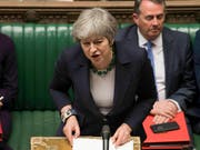 Die britische Premierministerin Theresa May kämpft weiter um einen geordneten Brexit. (Bild: KEYSTONE/AP UK Parliament/MARK DUFFY)