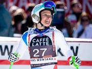 Priska Nufer gewinnt beim Europacup-Finale in Italien die Abfahrt (Bild: KEYSTONE/ALESSANDRO DELLA VALLE)