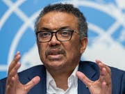 Der Generaldirektor der Weltgesundheitsorganisation WHO, Tedros Adhanom Ghebreyesus, will die Bekämpfung von Ebola mit einer Entwicklung des Gesundheitsdienstes verbinden. (Bild: KEYSTONE/MARTIAL TREZZINI)