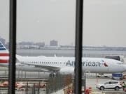 Am Boden: Eine Boeing 737 MAX 8 von American Airlines am LaGuardia Airport in New York. (Bild: Keystone/AP/FRANK FRANKLIN II)