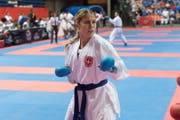 Fabienne Kaufmann ist bereit für das Heimturnier in der Surseer Stadthalle. Bild: pd