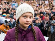 Greta Thunberg ist für den Friedensnobelpreis vorgeschlagen worden. (Bild: Keystone/DPA/DANIEL BOCKWOLDT)