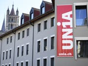 Der Haussegen bei der Unia Waadt hängt schief. Im Bild die Büros in Lausanne. (Bild: Keystone/LAURENT GILLIERON)