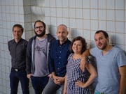 Das Luzerner Organisationskomitee: Mario Stübi, Remo Rickenbacher, Urs Emmenegger, Lisa Brunner und Valerio Moser (von links). (Bild: PD/Pierre Lippuner)