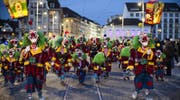 Sie wurde am heftigsten durchgeschüttelt: Die Negro Rhygass, hier am Sternmarsch am Fasnachts-Dienstag. (Bild: Roland Schmid)