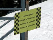 Der hintere Teil der Langlaufloipe und der Sassweg im liechtensteinischen Steg sind derzeit wegen Lawinengefahr gesperrt. (Bild: Susann Basler)