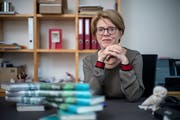 «Das gedruckte Buch ist erstaunlich robust», sagt Judith Kaufmann, Verlagsgründerin. (Bild: Pius Amrein, Luzern, 13. März 2019)