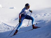 Nadine Fähndrich im kräfteraubenden Anstieg. (Archivaufnahme) (Bild: KEYSTONE/GIAN EHRENZELLER)