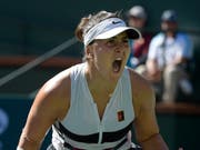 Teenager Bianca Andreescu spielt mit Kraft und mit Emotionen - mit ihr ist in Zukunft zu rechnen (Bild: KEYSTONE/AP/MARK J. TERRILL)