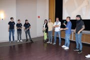 Eine Jury beurteilte die jungen Filmemacher im Kino "Roxy". (Bild: Markus Bösch)