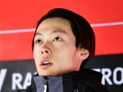 Ryoyu Kobayashi steht einmal mehr als Sieger auf dem Podest. (Bild: KEYSTONE/EPA NTB SCANPIX/OLE MARTIN WOLD)