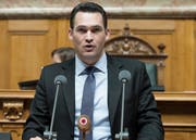 Digitec-Gründer und FDP-Politiker aus Rapperswil: Marcel Dobler, hier im Nationalrat in Bern. (Bild: KEYSTONE)
