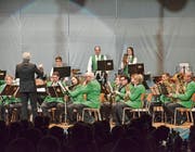 Andreas Morgenthaler dirigiert die Bürgermusik Ettenhausen. (Bild: Christoph Heer)