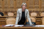Die Präsidentin der aussenpolitischen Kommission Elisabeth Schneider-Schneiter. (KEYSTONE/Alessandro della Valle)