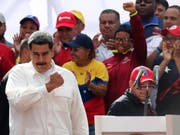 Verlangt offenbar den Rücktritt aller seiner Minister: Venezuelas Staatschef Nicolas Maduro. (Bild: KEYSTONE/EPA EFE/RAUL MARTINEZ)