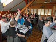 Alle Stimmberechtigten bewilligten die Jahresrechnung 2018 und das Budget 2019 diskussionslos. (Bild: Kurt Latzer)
