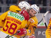 Die SCL Tigers schafften erstmals seit 2011 wieder die Teilnahme an den Playoffs (Bild: KEYSTONE/ANTHONY ANEX)