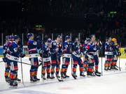 Die ZSC Lions erkämpften sich mit einem 6:2 über die Rapperswil-Jona Lakers einen Showdown um den letzten Playoff-Platz am Montag in Genf (Bild: KEYSTONE/MELANIE DUCHENE)