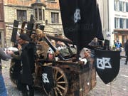 Der Wagen der «Broggebronzer». (Bild: Sandro Renggli)