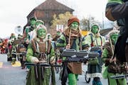 Vamukigöseler Rusmu: als «Robin Hood» am Umzug dabei. (Bild: Manuela Jans-Koch, Schachen, 2. März 2019)