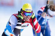 Dominik Baldauf im Februar 2019, bei der Qualifikation zum Team-Sprint der Herren an den Nordischen Weltmeisterschaften in Seefeld. (Bild: APA/GEORG HOCHMUTH)
