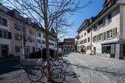 Der Mühleplatz mit der Pizzeria zur Mühle im Städtli Sursee. (Bild: Eveline Beerkircher, Sursee, 20. März 2019)