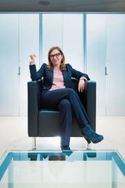 Philomena Colatrella (50) im CSS-Hauptsitz in Luzern. (Dominik Wunderli, 17. Februar 2016)