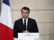 Frankreichs Präsident Emmanuel Macron plädierte nach dem Treffen mit Chinas Staatschef Xi Jinping für einen «starken Multilateralismus», also die Stärkung internationaler Institutionen und Abkommen. (Bild: KEYSTONE/AP EPA POOL/YOAN VALAT)