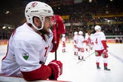 «Wir waren noch nie im Halbfinal und wollen weiter Geschichte schreiben». Lausannes Robin Grossmann mit Zuger Vergangenheit. (Bild: Anthony Anex / Keystone, 6. Oktober 2018)