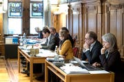 Der Luzerner Stadtrat während der Grossstadtratssitzung vom 31. Januar 2019. (Bild: Pius Amrein)