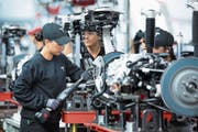 Das Tesla-Werk im kalifornischen Fremont ist besser ausgelastet als im Vorjahr. (Bild: PD)