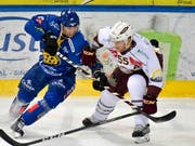 Daniel Vukovic (rechts) spielt ab der kommenden Saison für die Rapperswil-Jona Lakers (Bild: KEYSTONE/JUERGEN STAIGER)