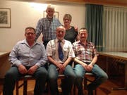 Die besten fünf der Jahresmeisterschaft (von hinten im Uhrzeigersinn): Peter Zgraggen (4.), Marianne Hess (5.), Christian Zgraggen (3.), Karl Imholz (1.) und Bärtli Walker (2.). (Bild: PD)