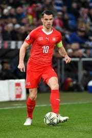 Granit Xhaka spielte gegen Dänemark bis zur 79. Minute. Dann kam Djibril Sow. (Bild: Freshfocus)