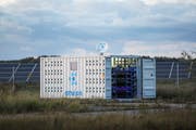 In solchen Containern führte Envion die energieintensive Schürfung von Kryptowährungen durch. (PD)