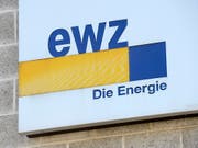 Kein Strom mehr: Das Logo der Elektrizitätswerke der Stadt Zürich. (Bild: KEYSTONE/STEFFEN SCHMIDT)