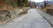 In diesem Bereich wird die Winkelstrasse saniert. (Bild: PD/Gemeinde Horw)
