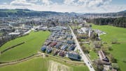 Die Remishueb, das erste smarte Quartier in St.Gallen. (Bild: Hanspeter Schiess (10. April 2018))