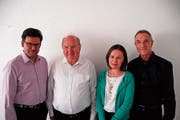 Die neu gewählten Pfarreiräte: Patrick Hauser, Othmar Caviezel, Monika Freund Schoch und Bruno Köppel. (Bild: PD)