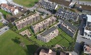 Blick von oben. So soll der neue Reutipark in Kreuzlingen aussehen. (Bild: PD)