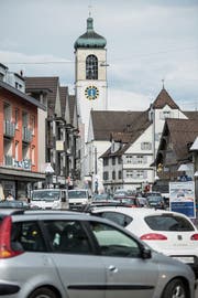 Der Gewerbeverein hält die Verkehrsbündelung auf der St. Gallerstrasse für unrealistisch. (Bild: Benjamin Manser)
