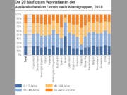 Jeder zehnte Schweizer Staatsbürger lebt im Ausland. Dabei ist Thailand das Mekka der Senioren und Israel das Lieblingsland der Jungen. (Grafik BFS) (Bild: BFS)