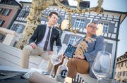 Die «Krone »Gottlieben öffnet am 1. April unter neuer Leitung. Betriebsleiter ist Thomas Schenk, Verwaltungsratspräsident ist Renato Blätter. (Bild: Andrea Stalder)